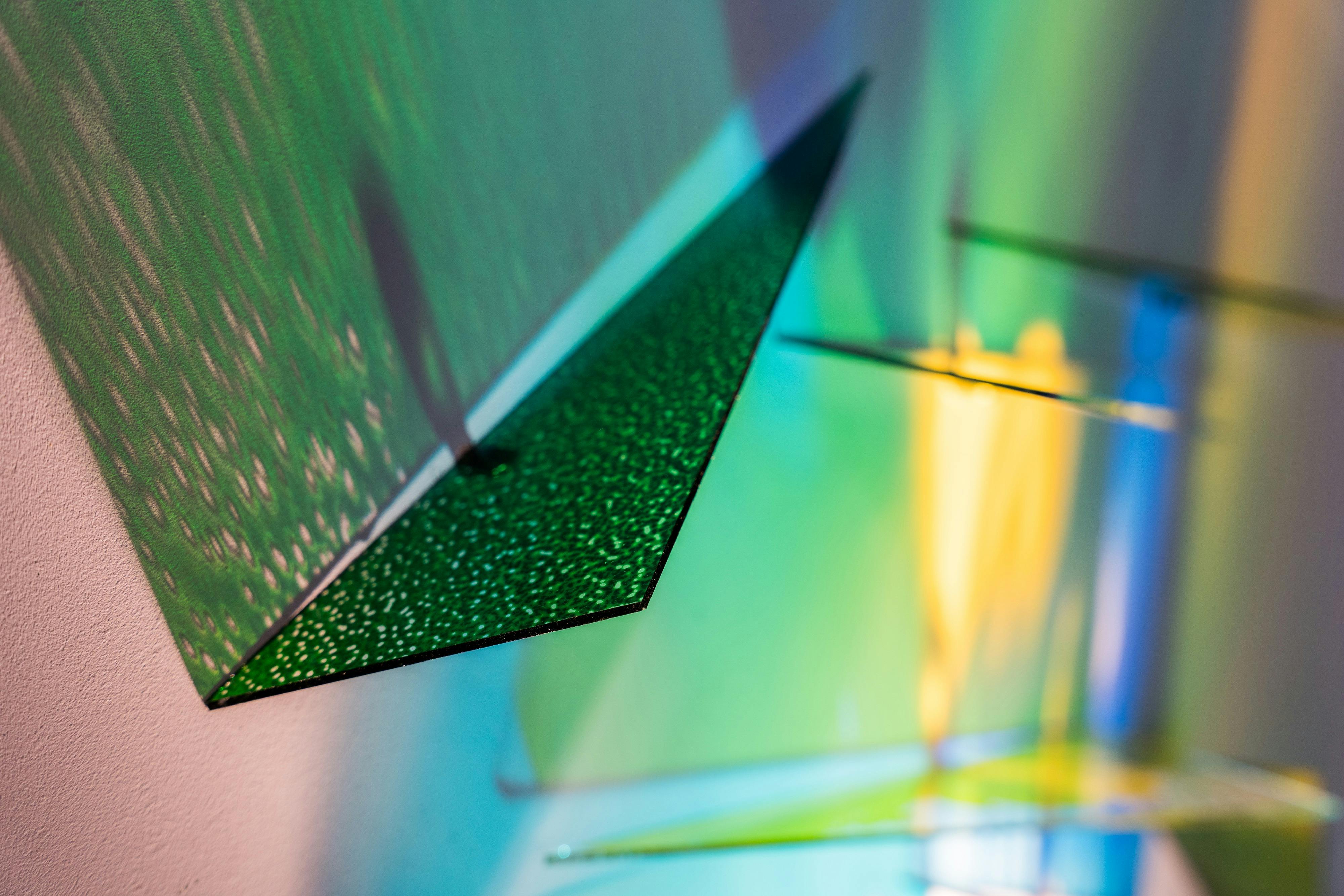 Sculptural glass artwork