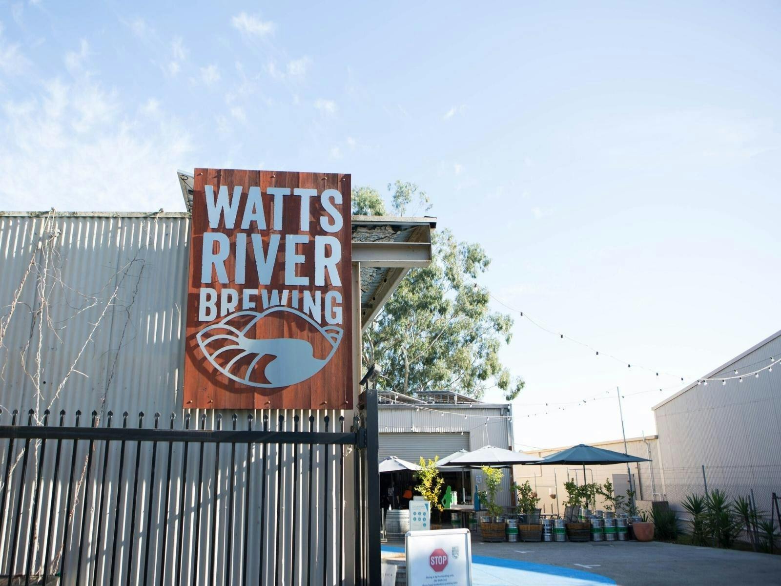 Watts River Brewery by helicopter