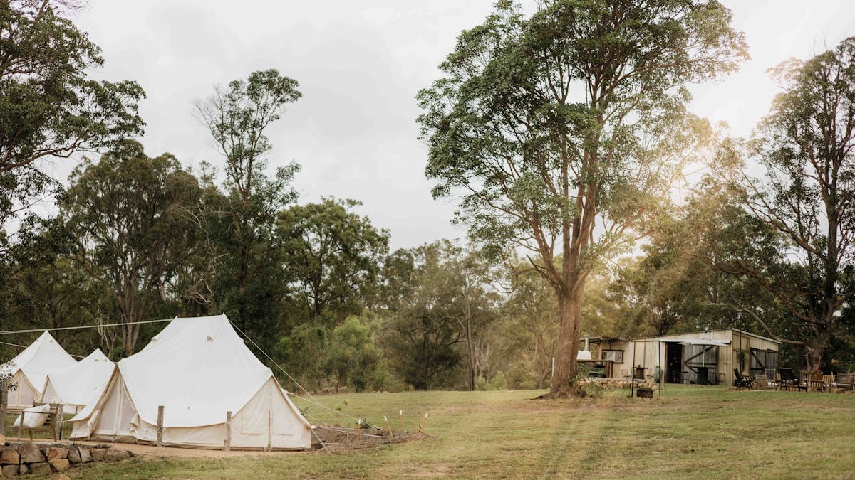 Glamping in nature
