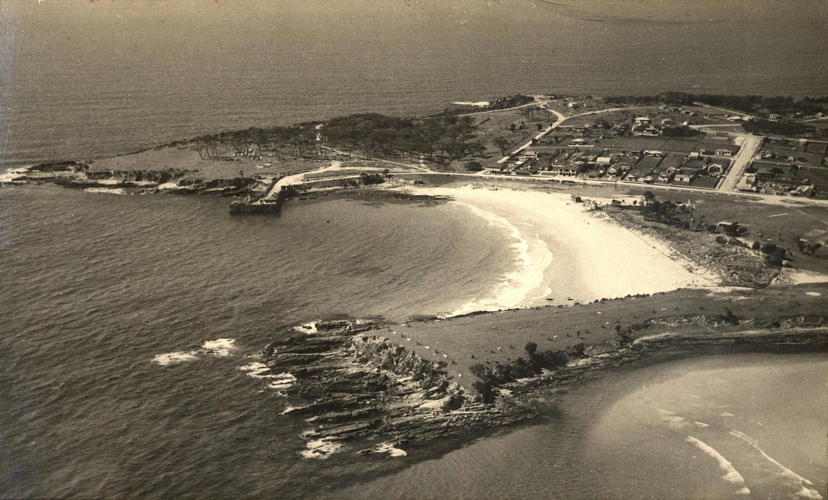 Bermagui aerial circa 1930s