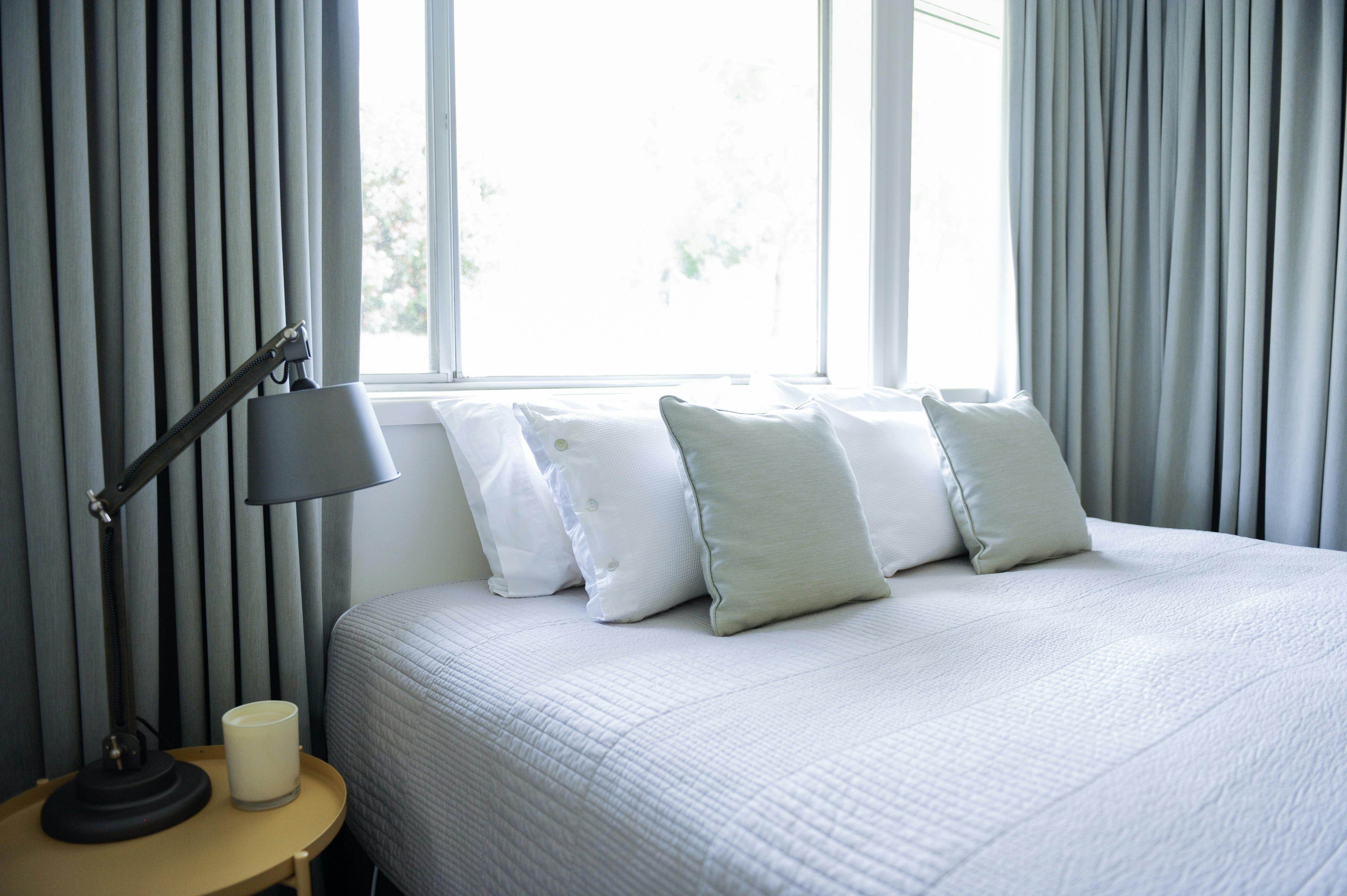 Second bedroom can be set up as a double or two singles