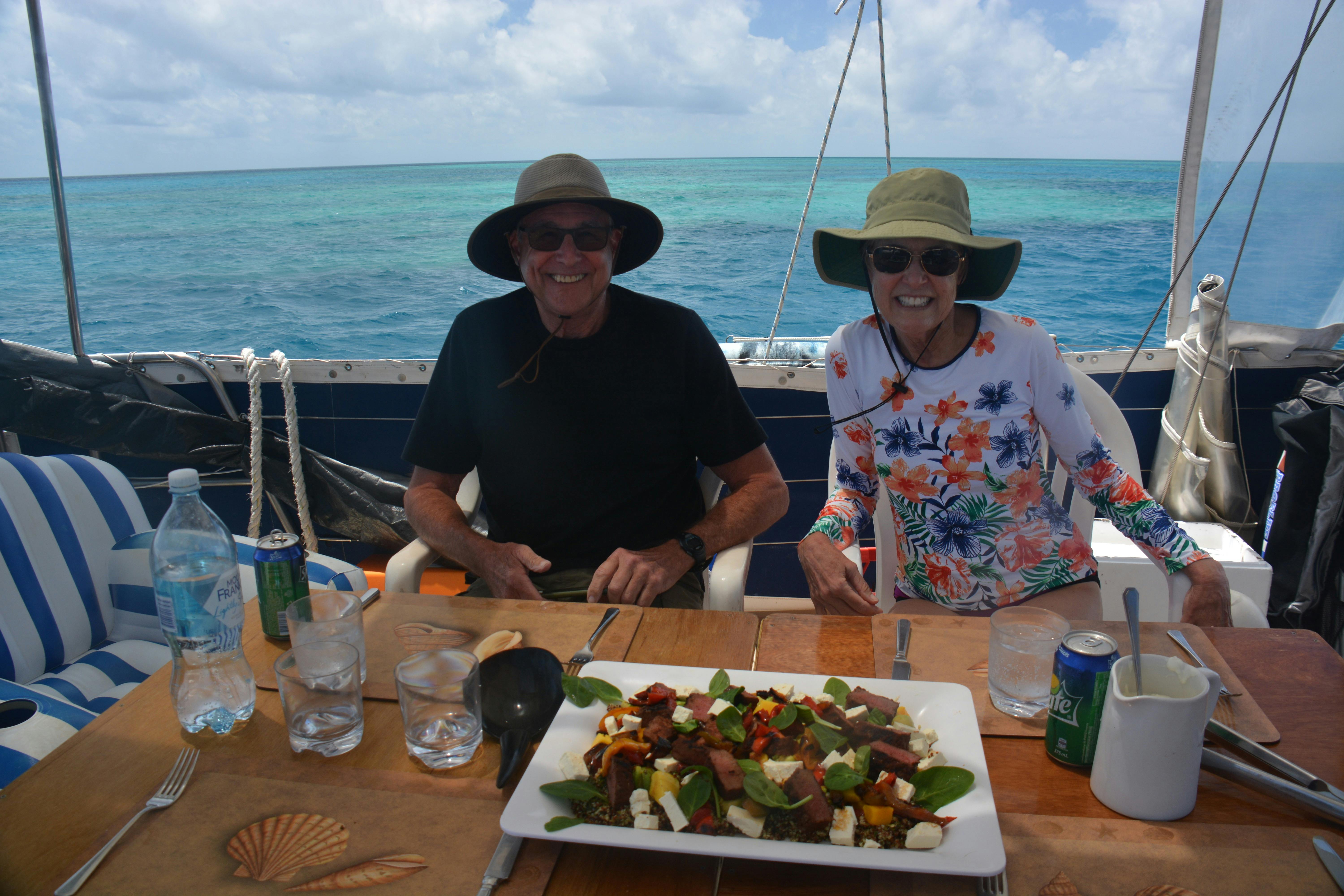 Lunch on the outer Barrier Reef