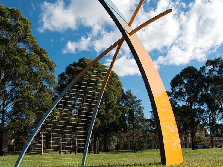 Sculpture Walk at Western Sydney University Campbelltown Campus