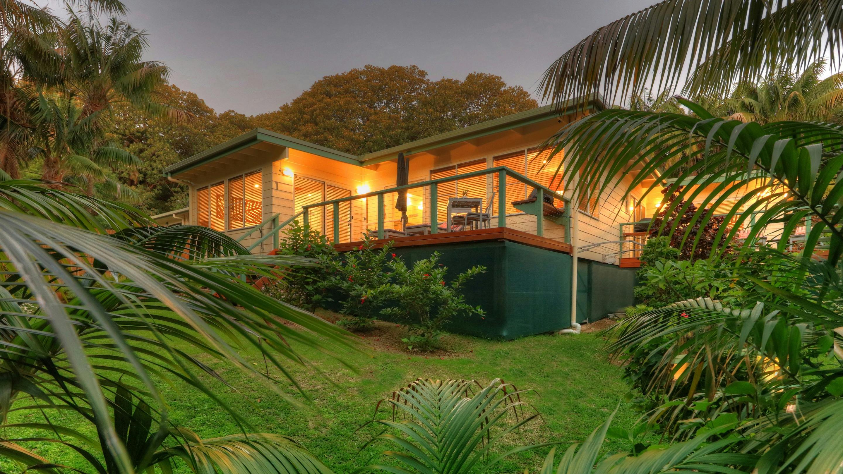 金鐘公寓陽台俯瞰花園