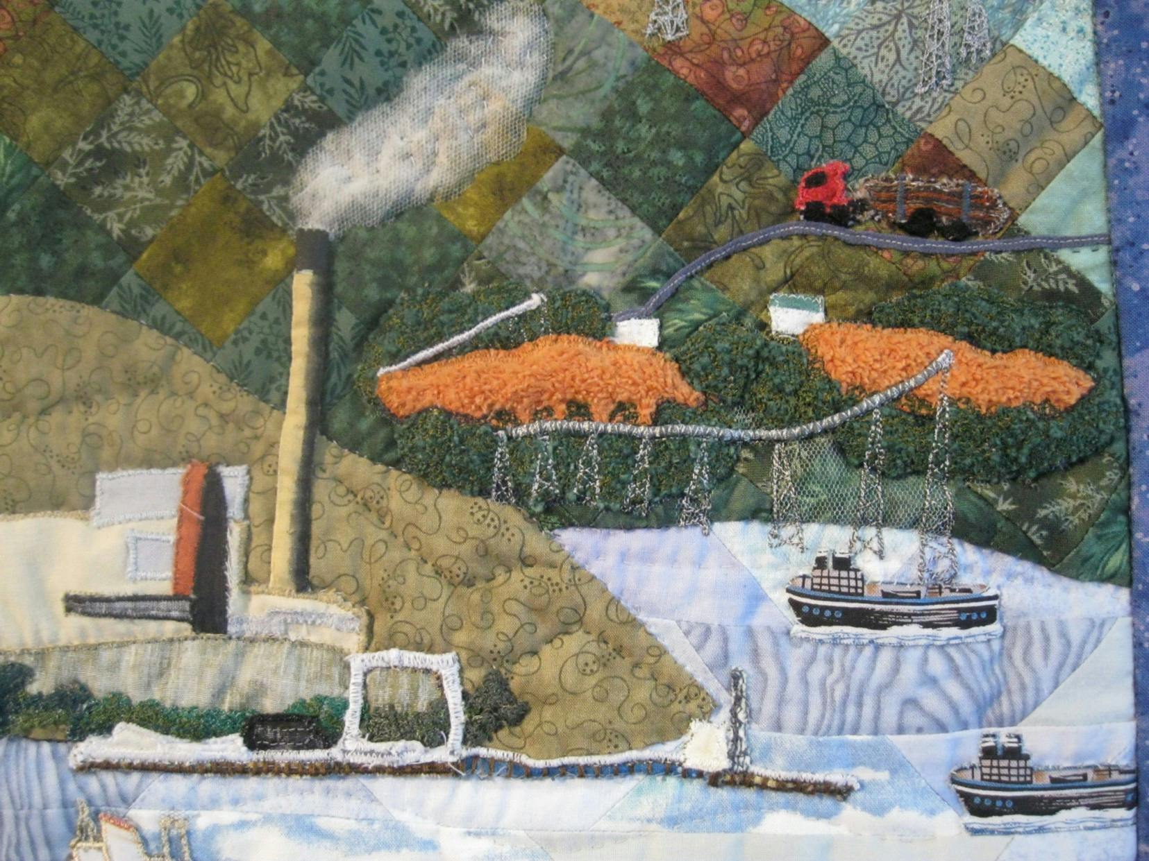 Quilt detail - Bell Bay