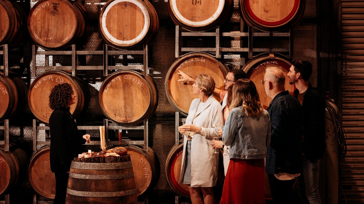 Get amongst the delicious smells of a fully functioning winery