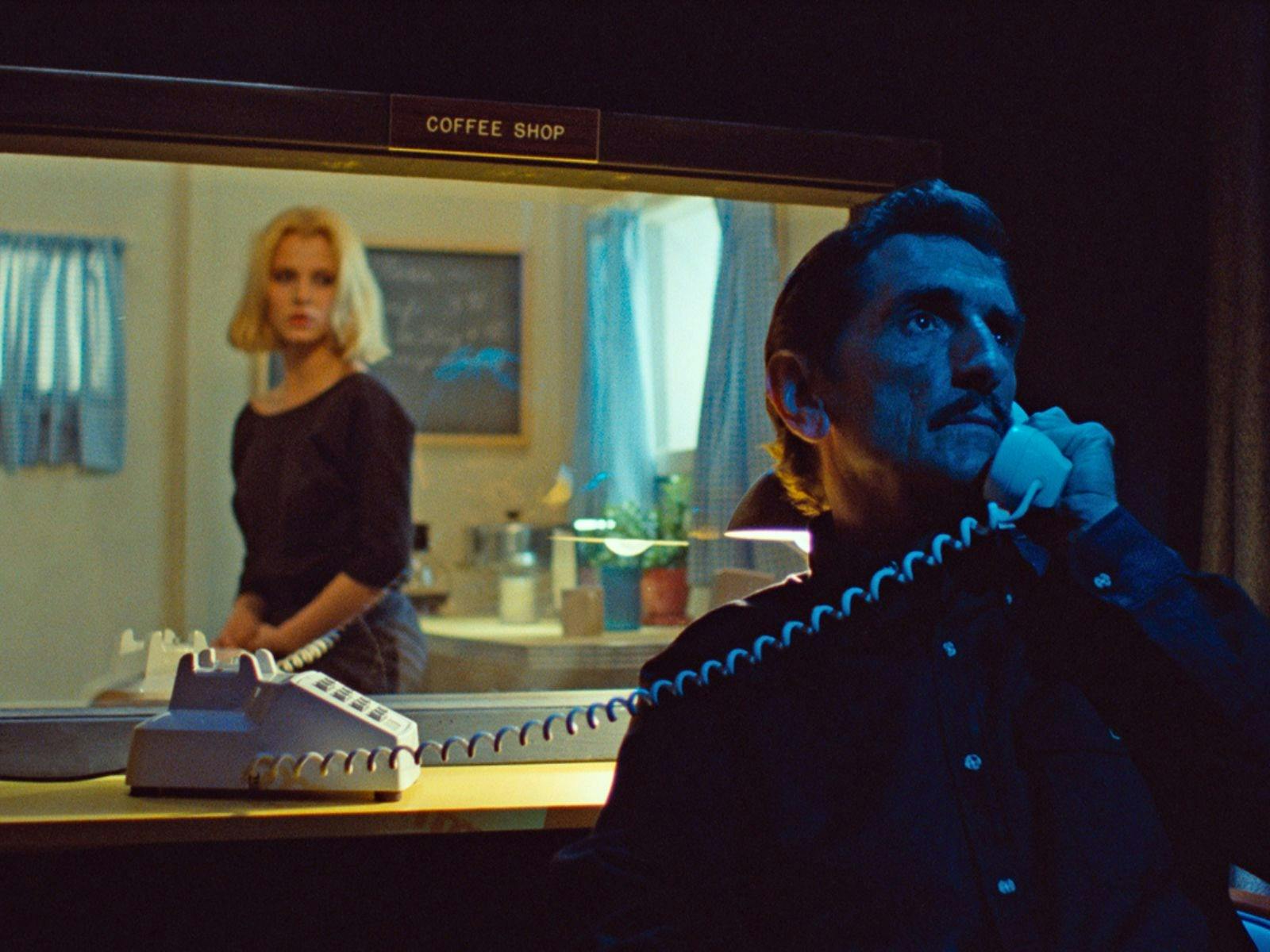 Woman and Man in motel