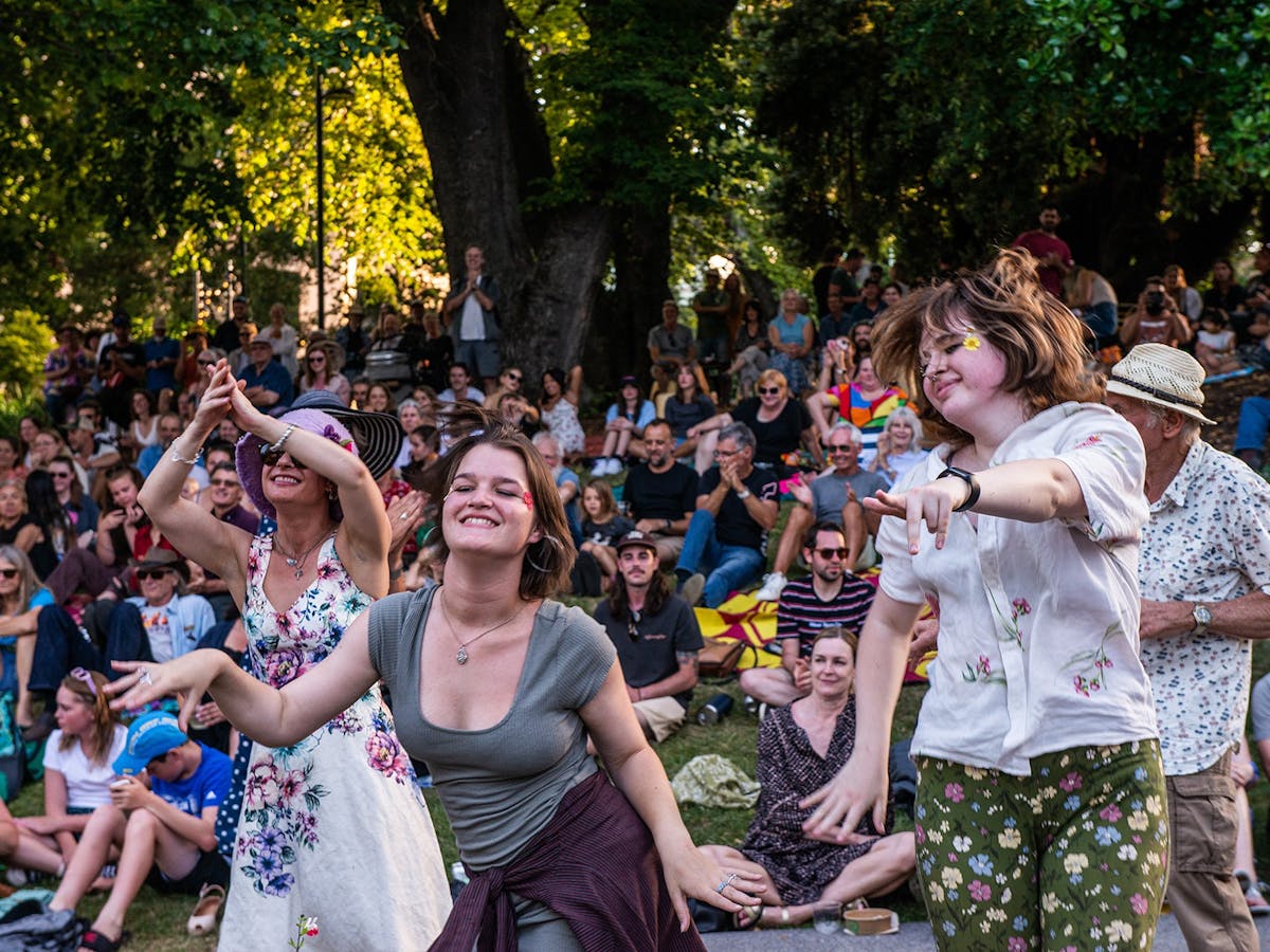 Dancing at Street Eats @ Franko