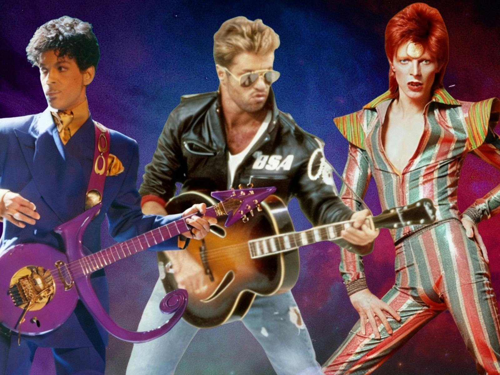 Prince, George Michael, David Bowie