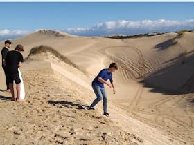 Sandboarding adventure at Port Lincoln National Park