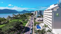 Drone shot showing Harbourside tower views