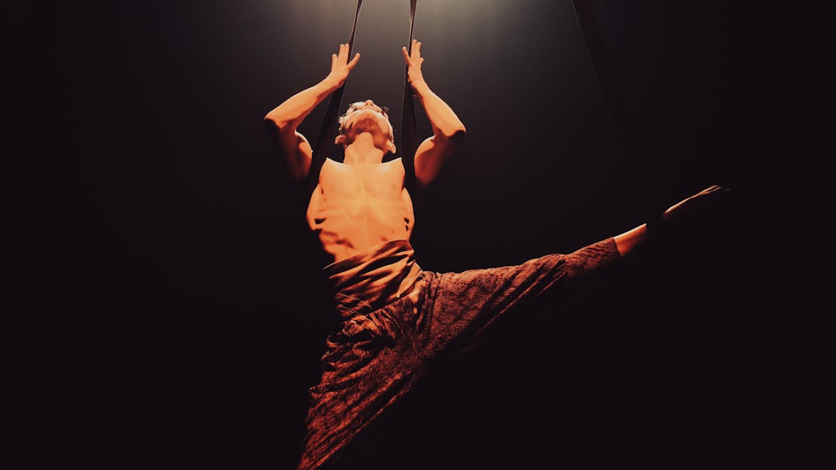 Performer live on stage at Dracula's Cabaret
