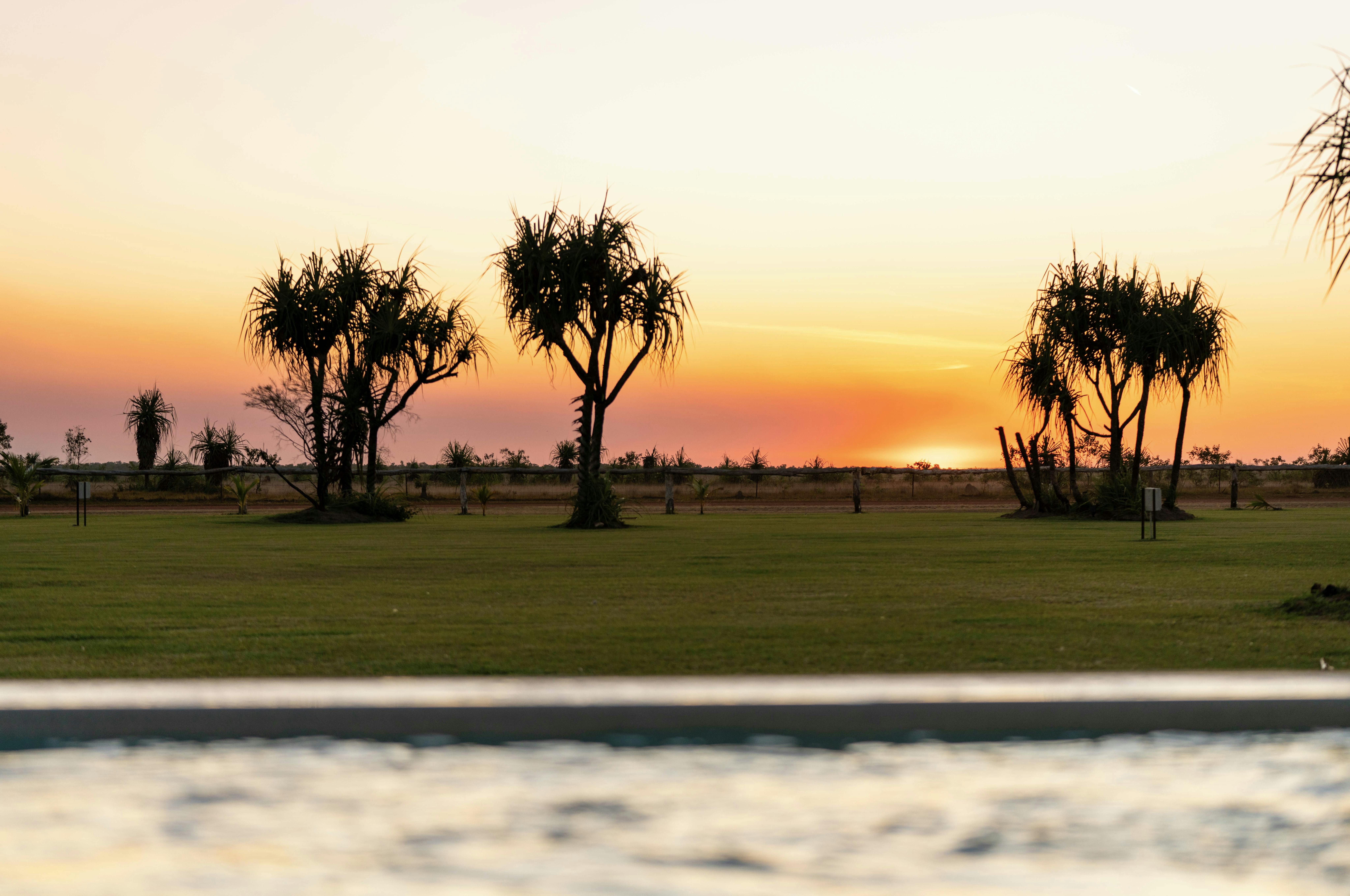Sunset from the Pool Deck