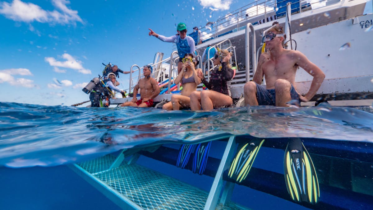Submerged platform
