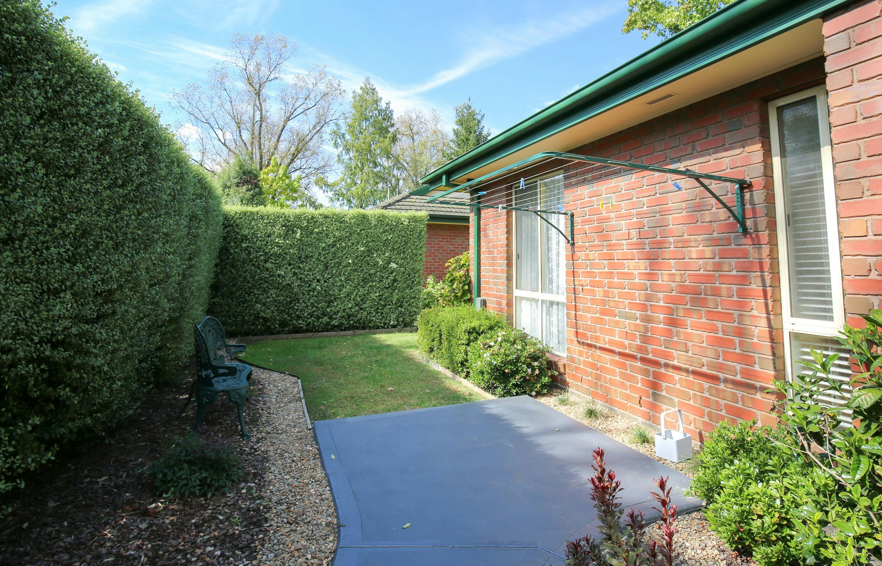 Backyard at Silver Birches Unit 3