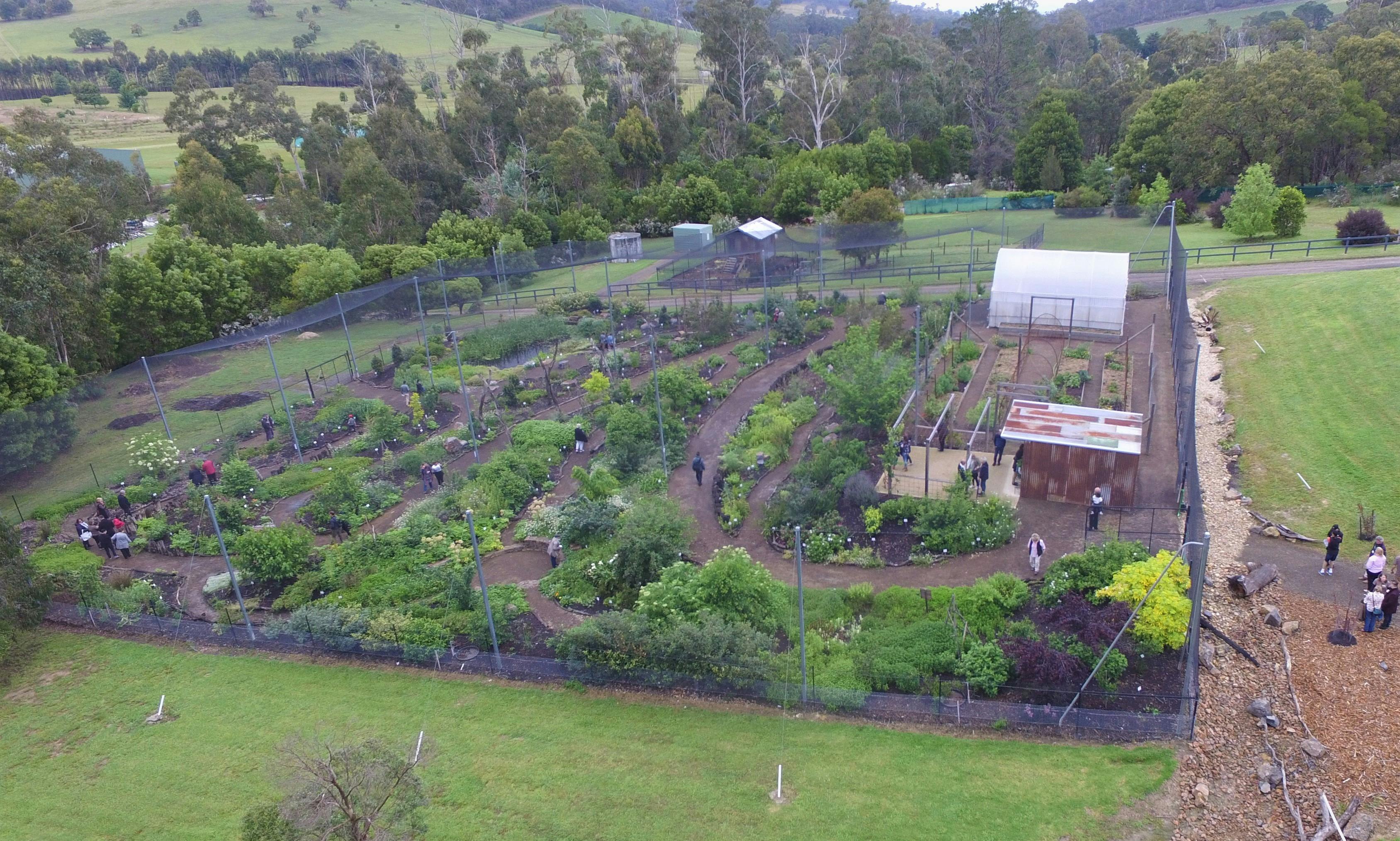 The Edible Forest from above