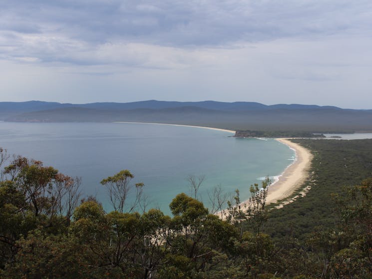 Landscape image taken from Disaster Bay Lookout