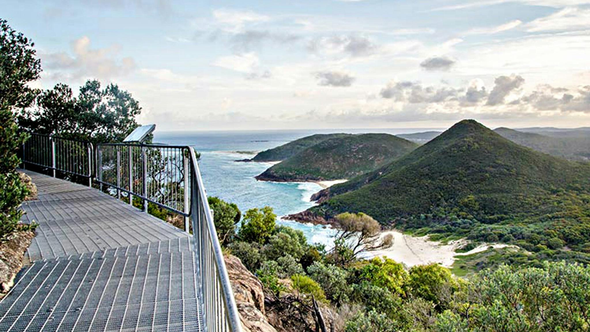 Coastal view from Tomaree Head Summit walk. Photo: John Spencer OEH