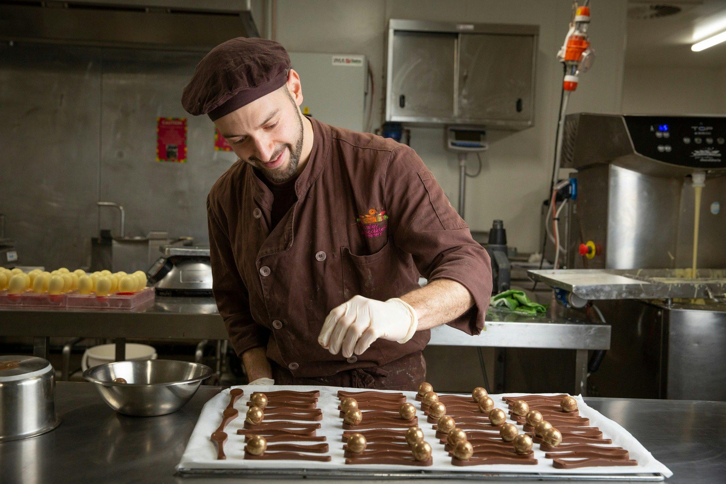Chocolatiers at work