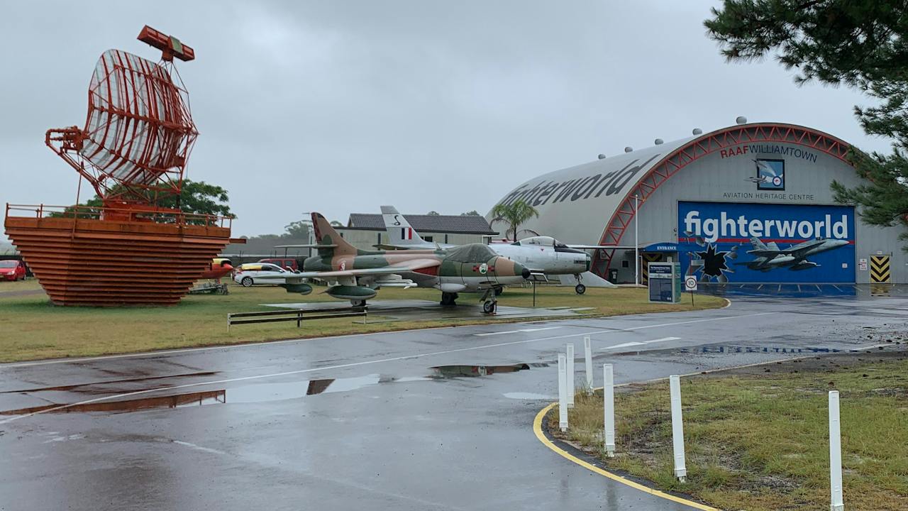 Fighter World Main Hangar and Entry