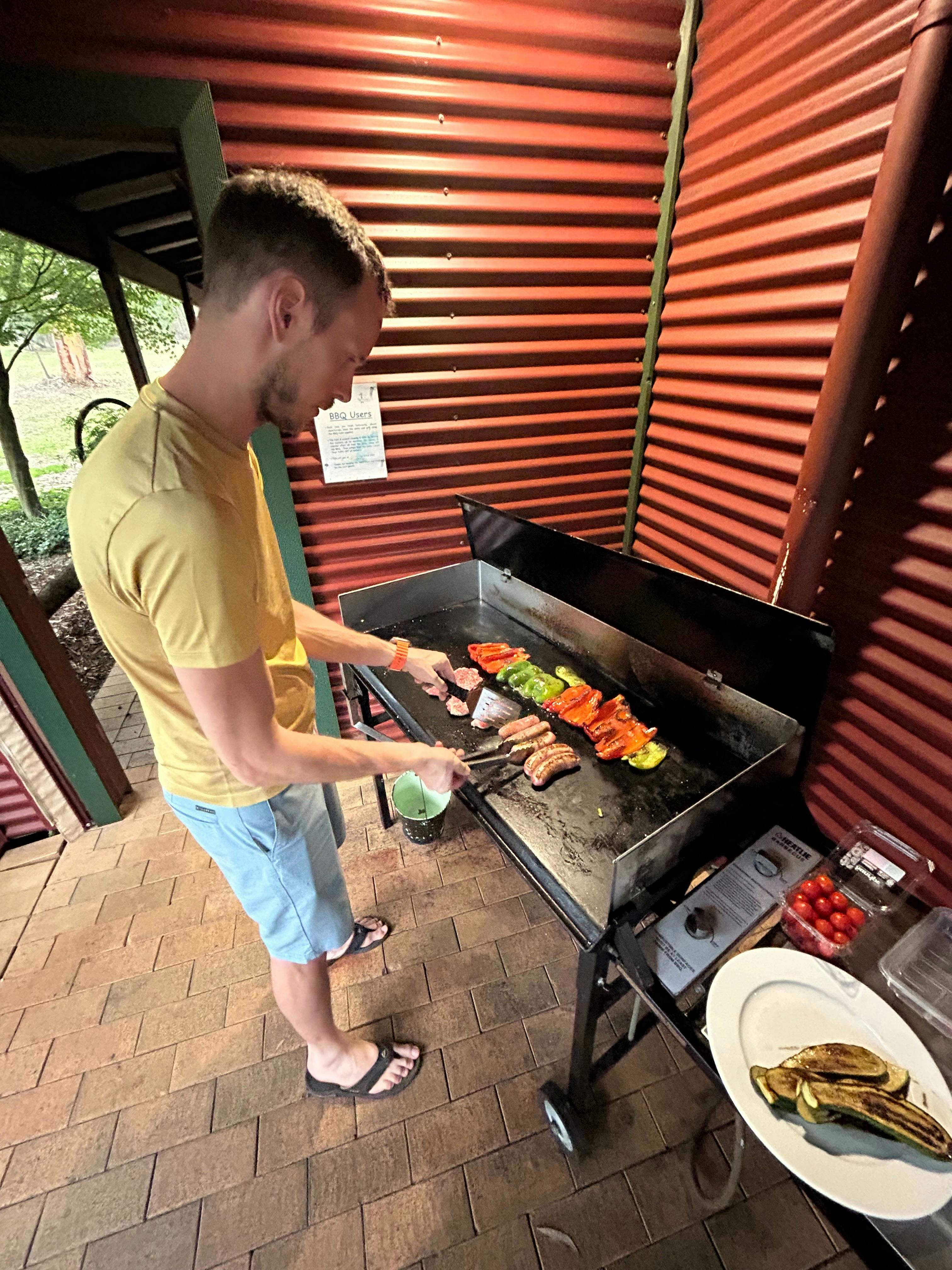 BBQ on verandah