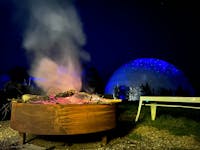 Fire Pit and Meditation Dome
