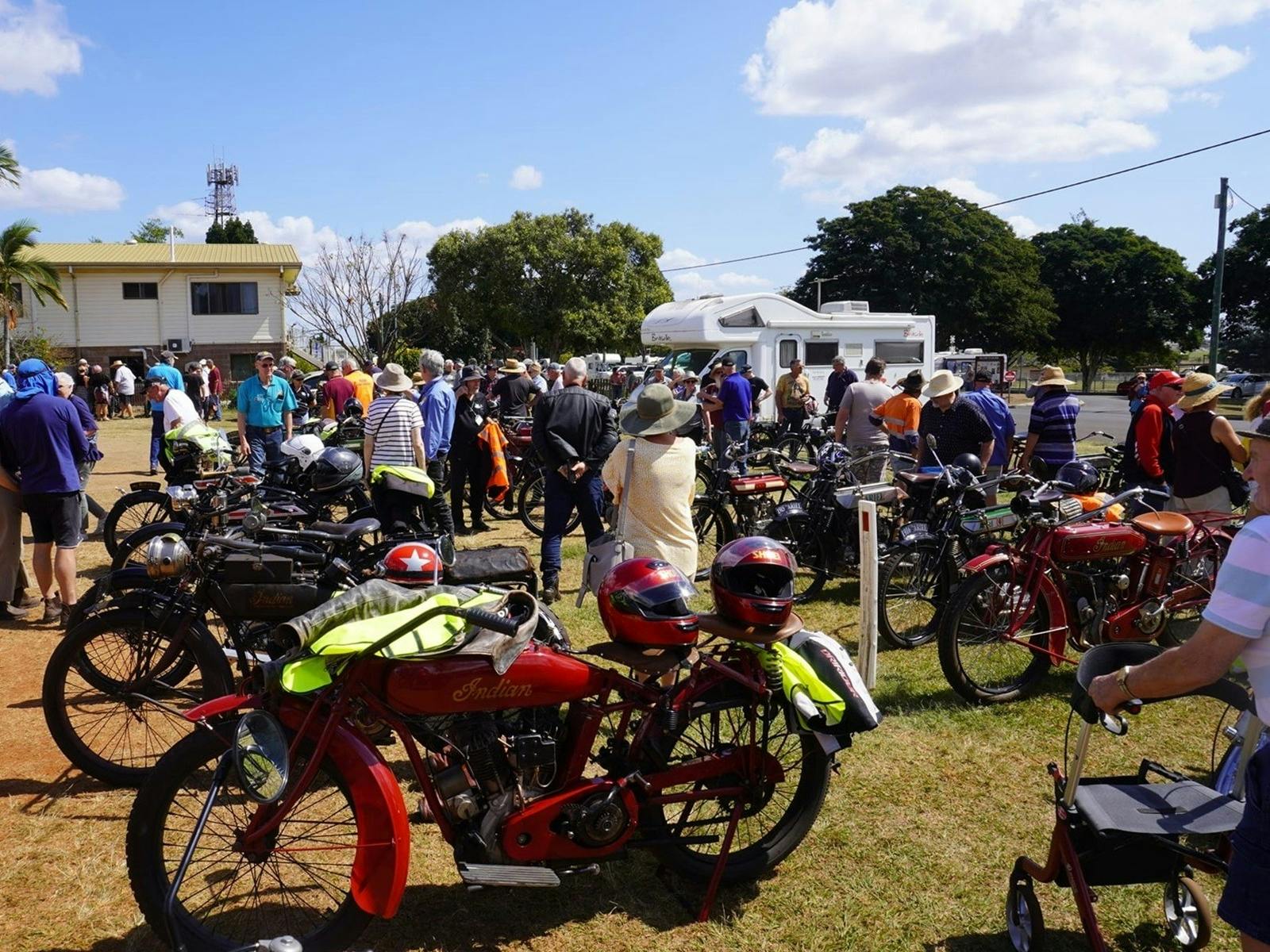 Bikes at the 2023 NVMR at Bundaberg