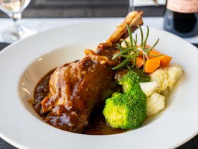 Our signature dish is a sensational lamb shank!  MMMmmmmm