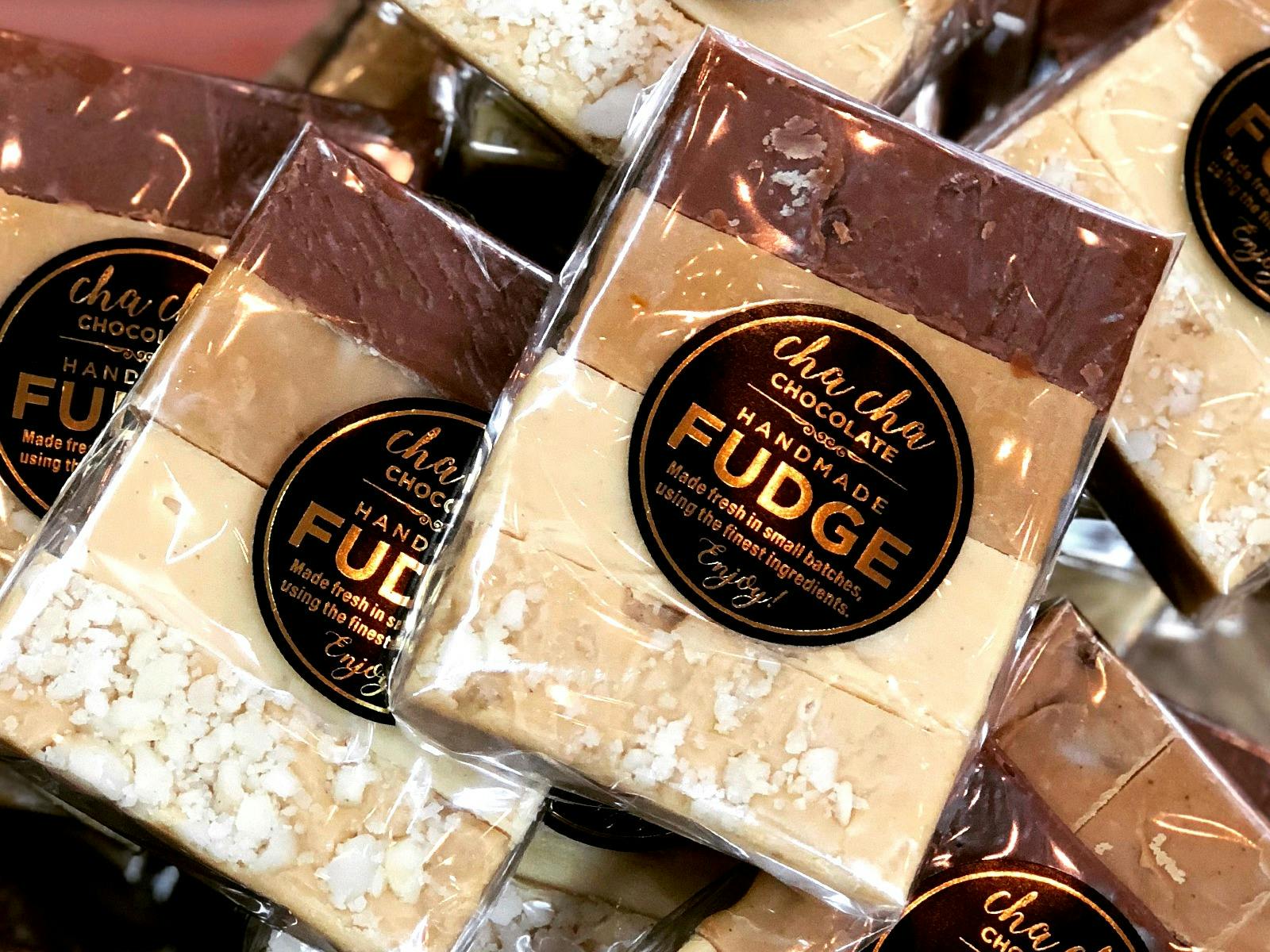 Our handmade fudge is made fresh in small batches and available in a delicious range of flavours.