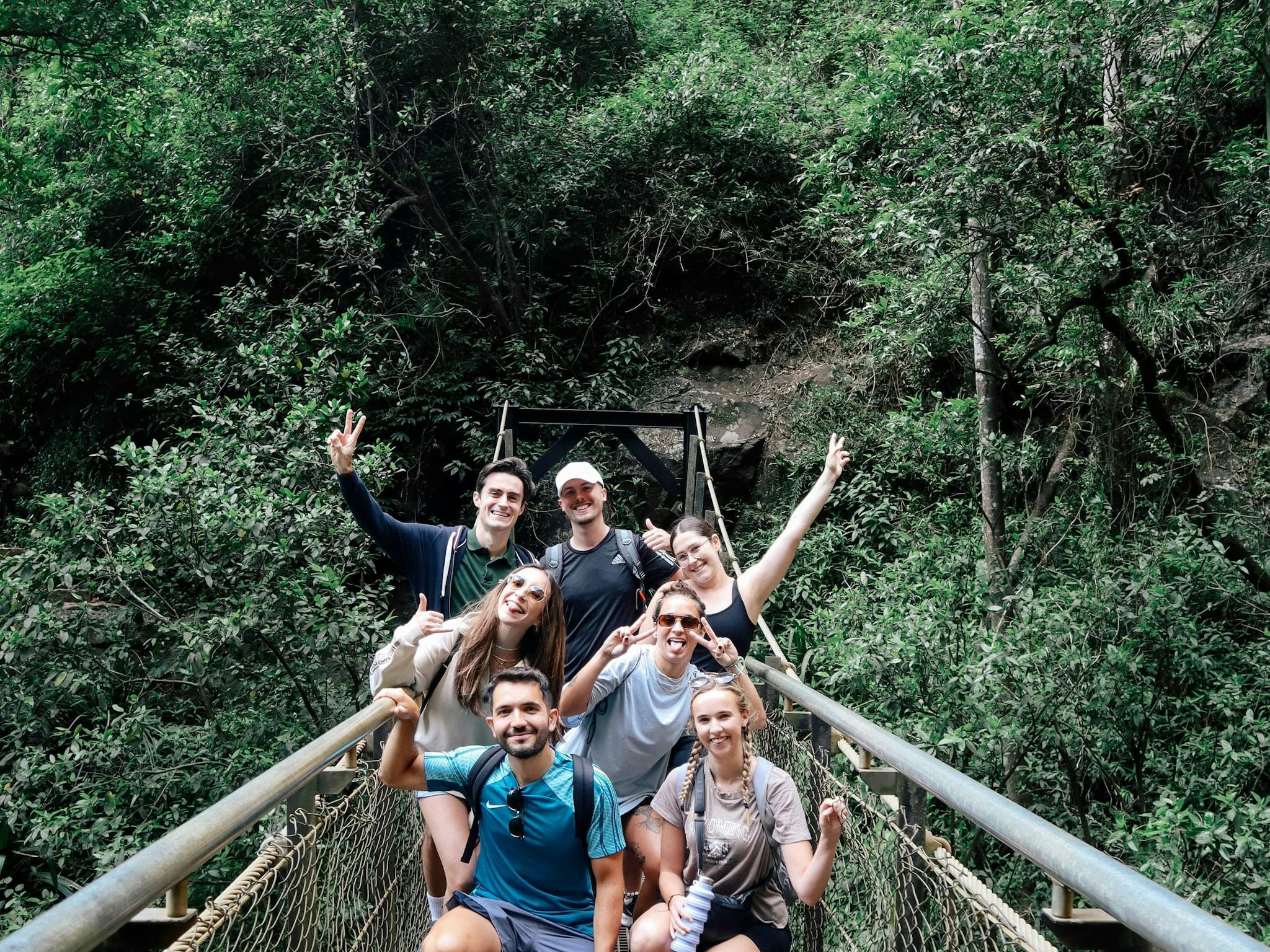 Paradise Tours group at Springbrook National Park Paradise Tours group at Springbrook National Park