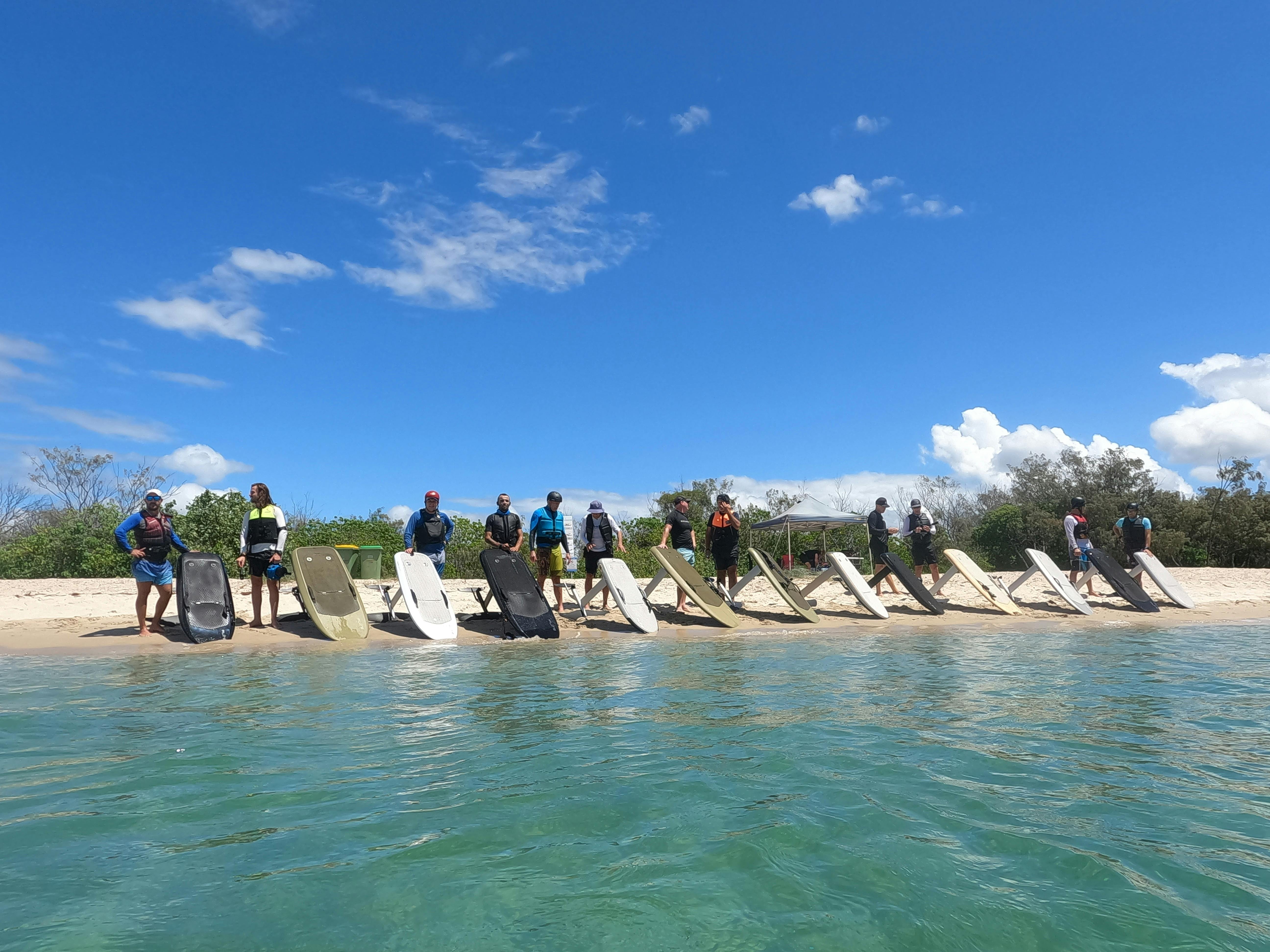 Fliteboarding on the Gold Coast