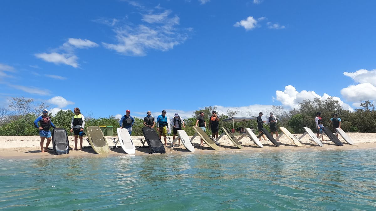 Fliteboarding on the Gold Coast