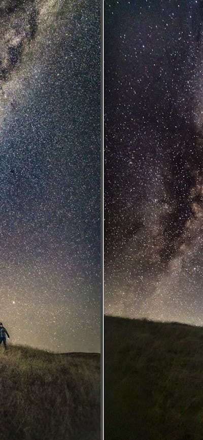 Group photo under the stars