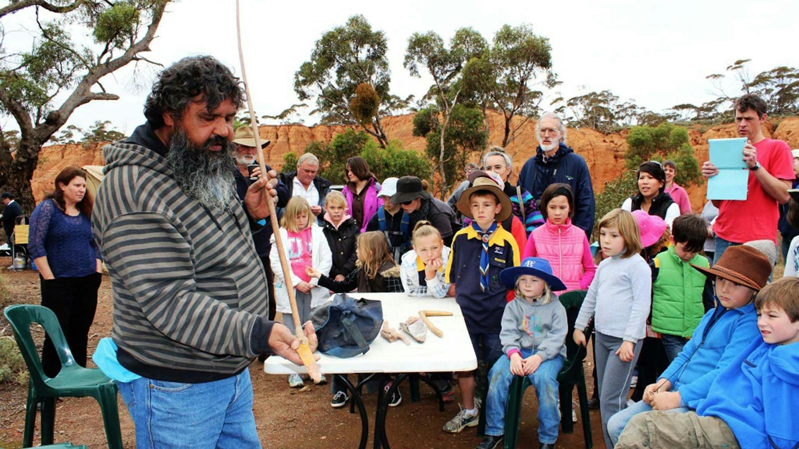 Quenten Agius with group