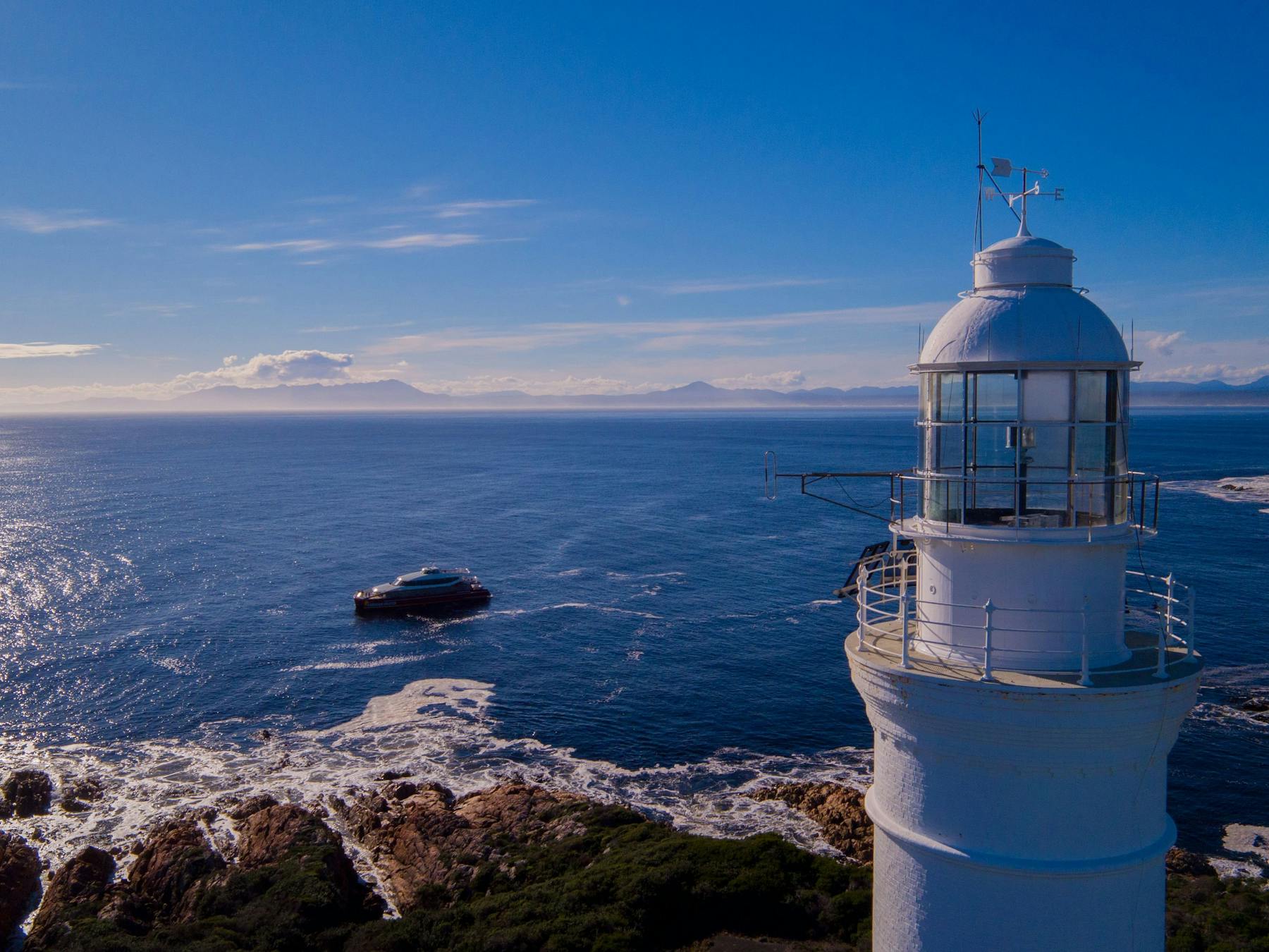 Cape Sorell light house on Tasmania's wild West Coast