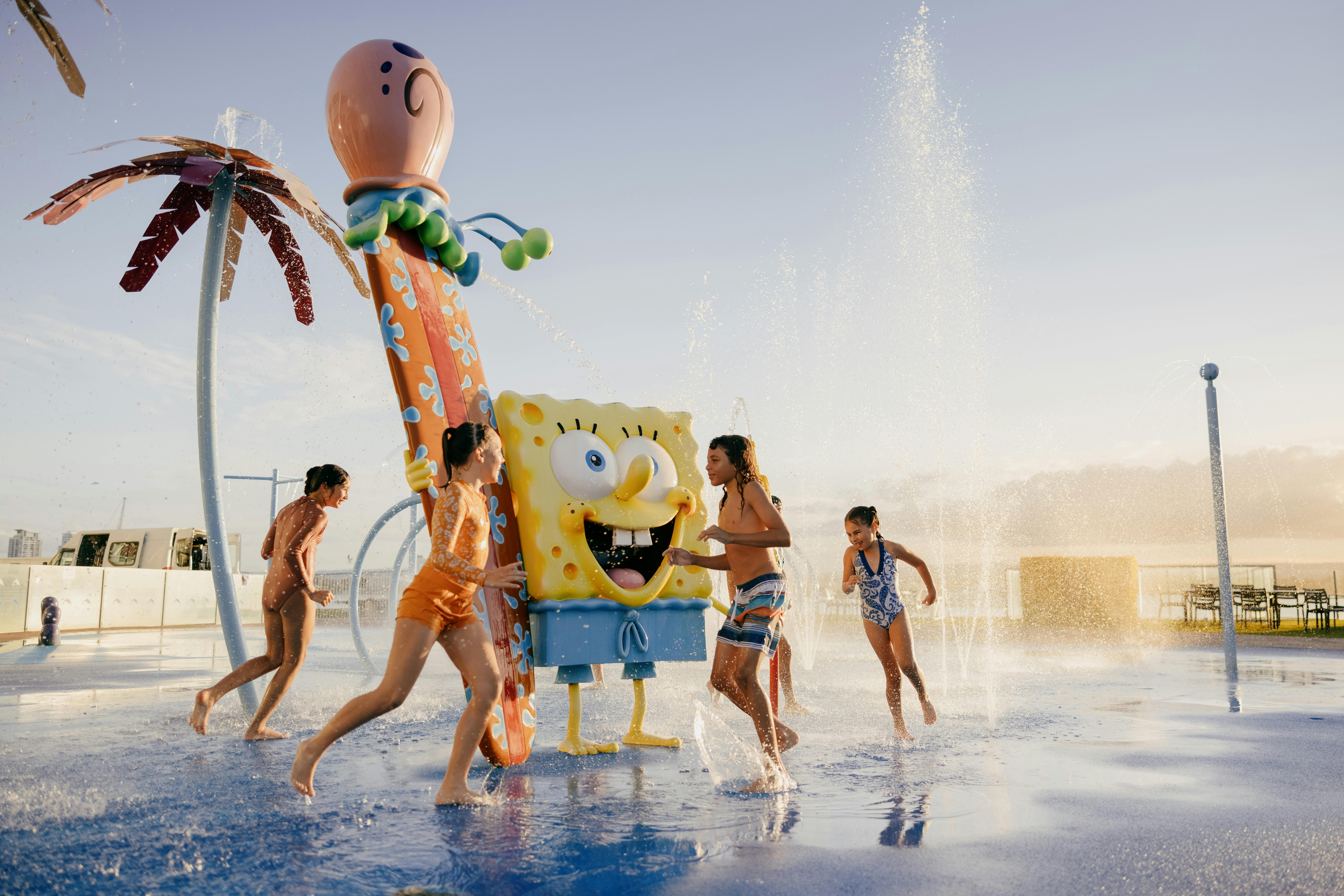 Enjoy Aqua Play & Splash Pads at Sea World Resort