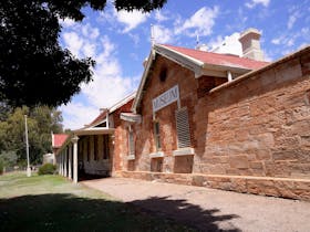 Jamestown Railway Station Museum built out of stone in 1885 after the first station burnt down.