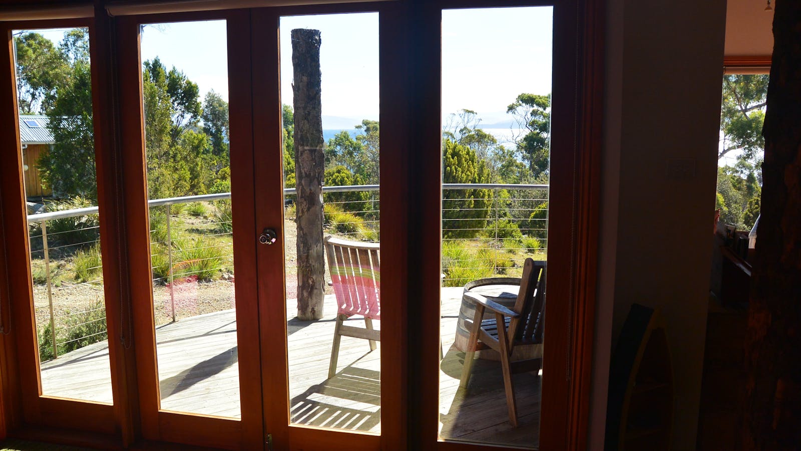 Side Deck, The Tree House Bruny Island