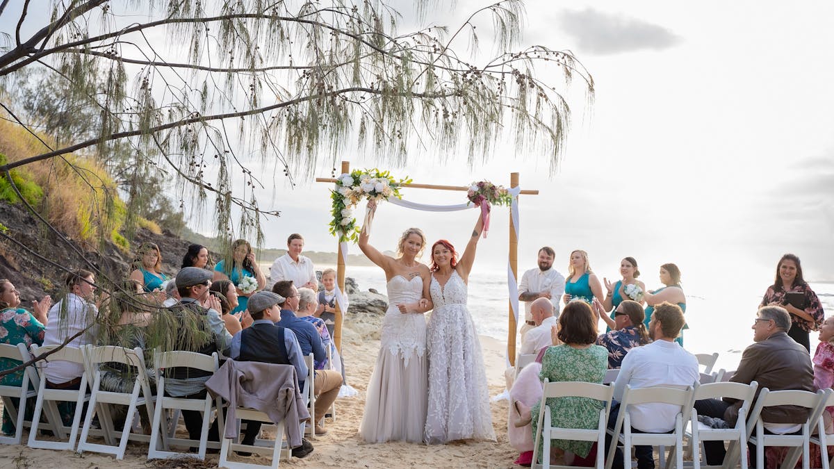 Island wedding Redlands Coast
