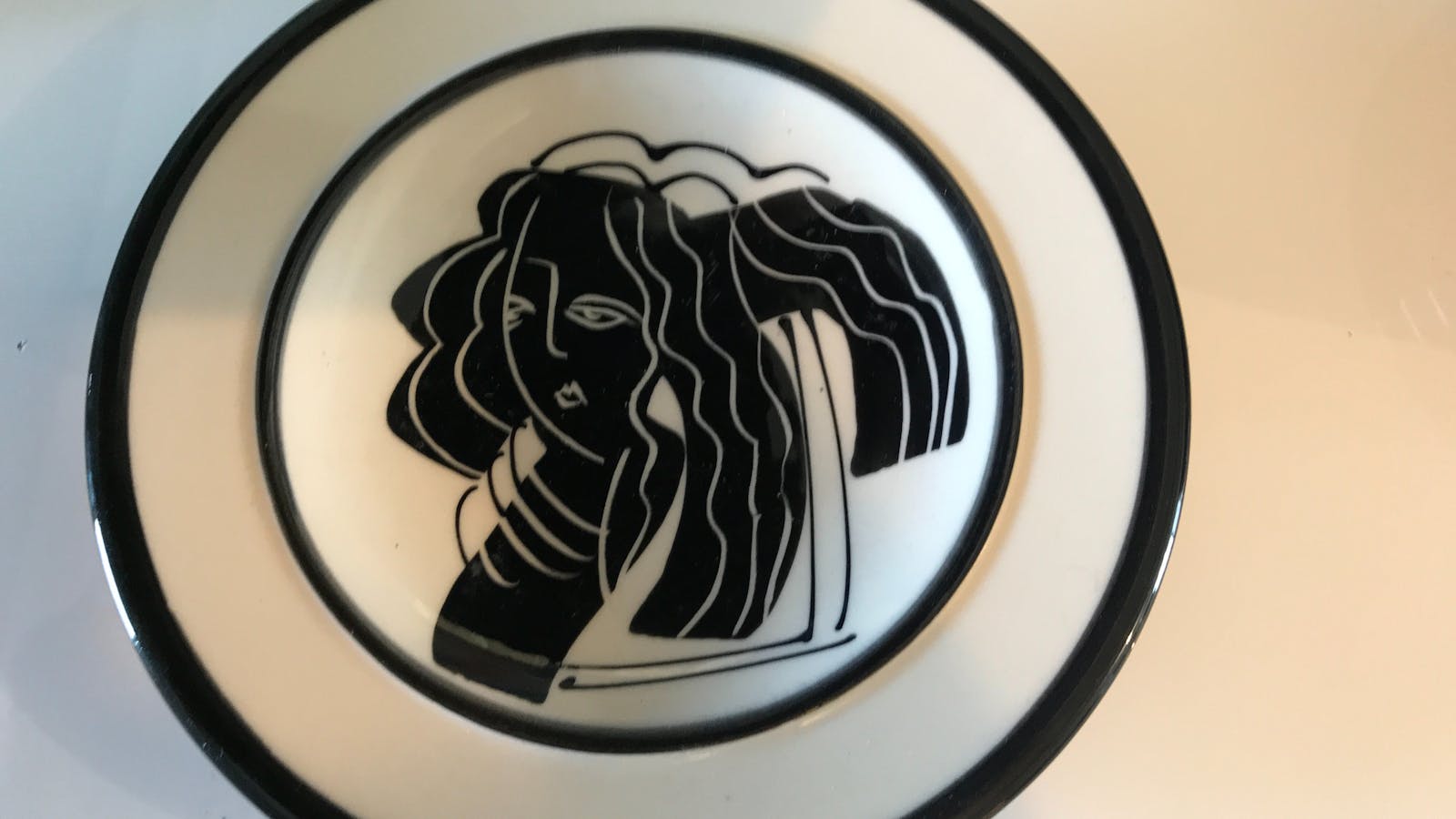 Ceramic plate, one off , part of dinner set