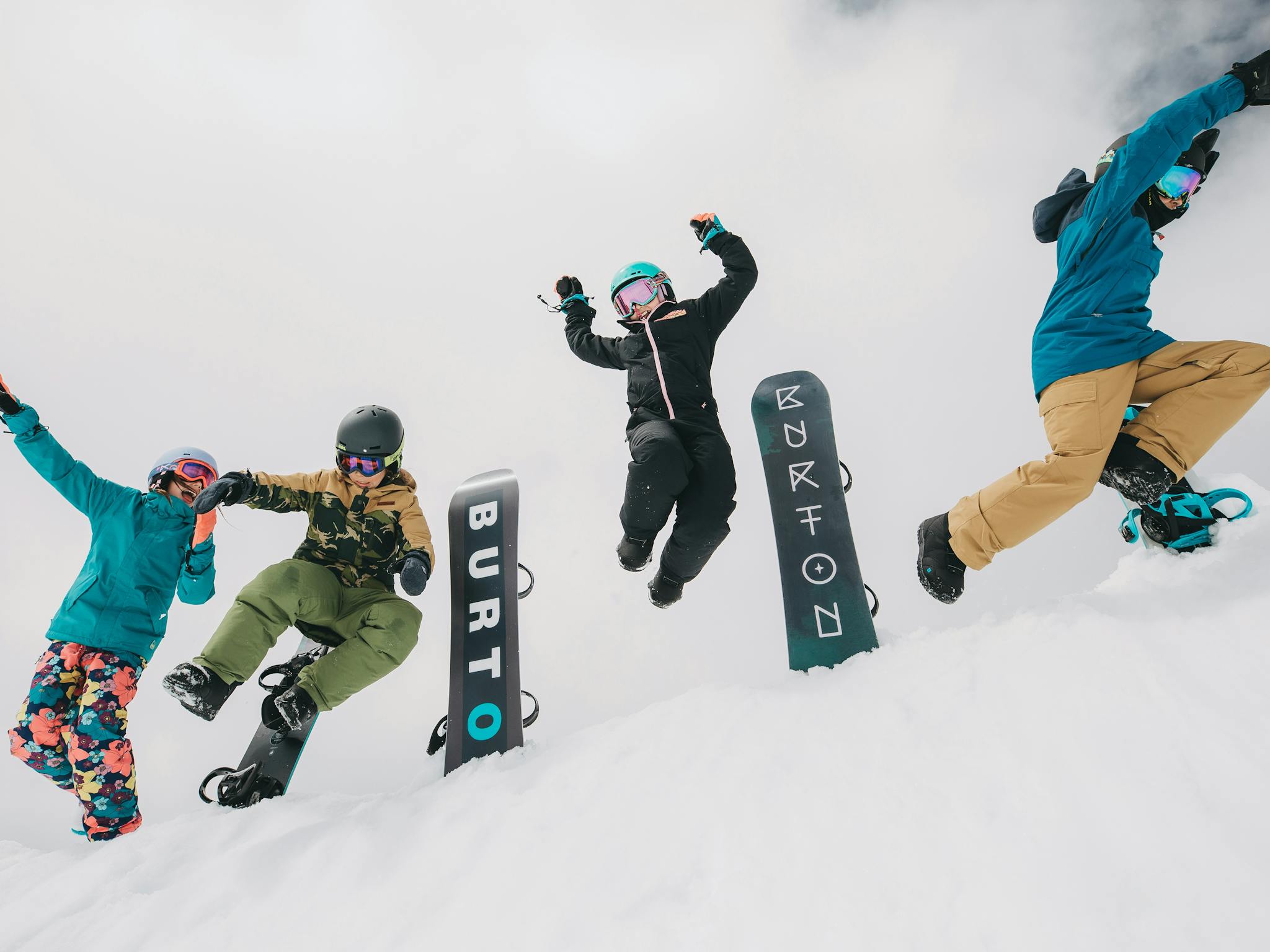 Burton kids jump for joy