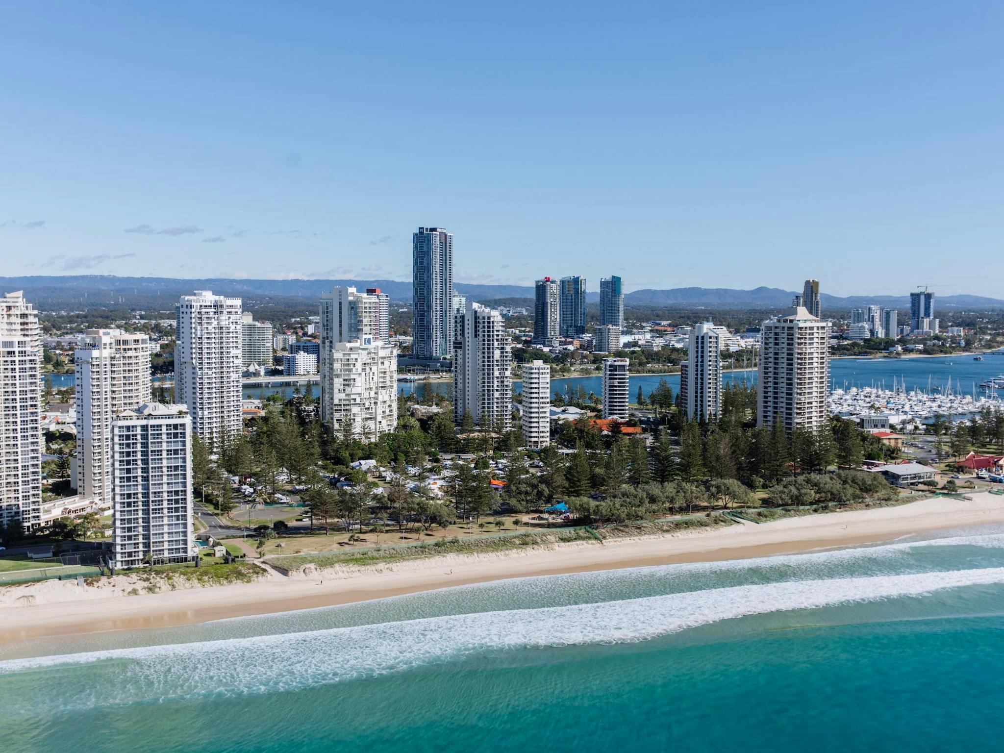 Aerial of Main Beach Aerial of Main Beach