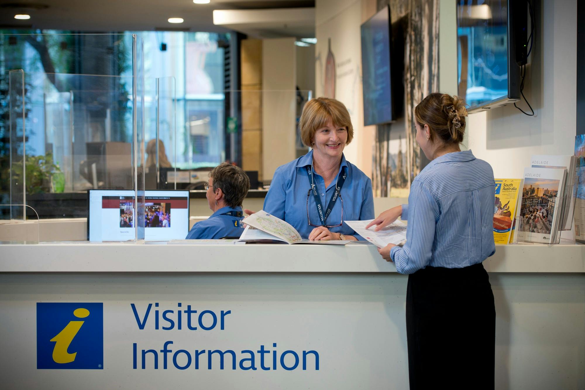 visitor centre counter
