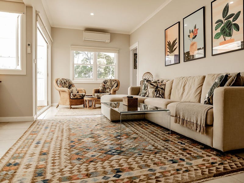 Lounge room with smart tv and wifi