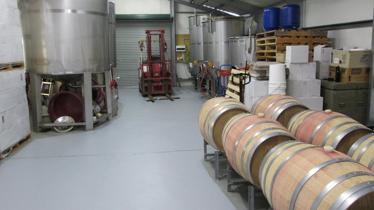Winery interior
