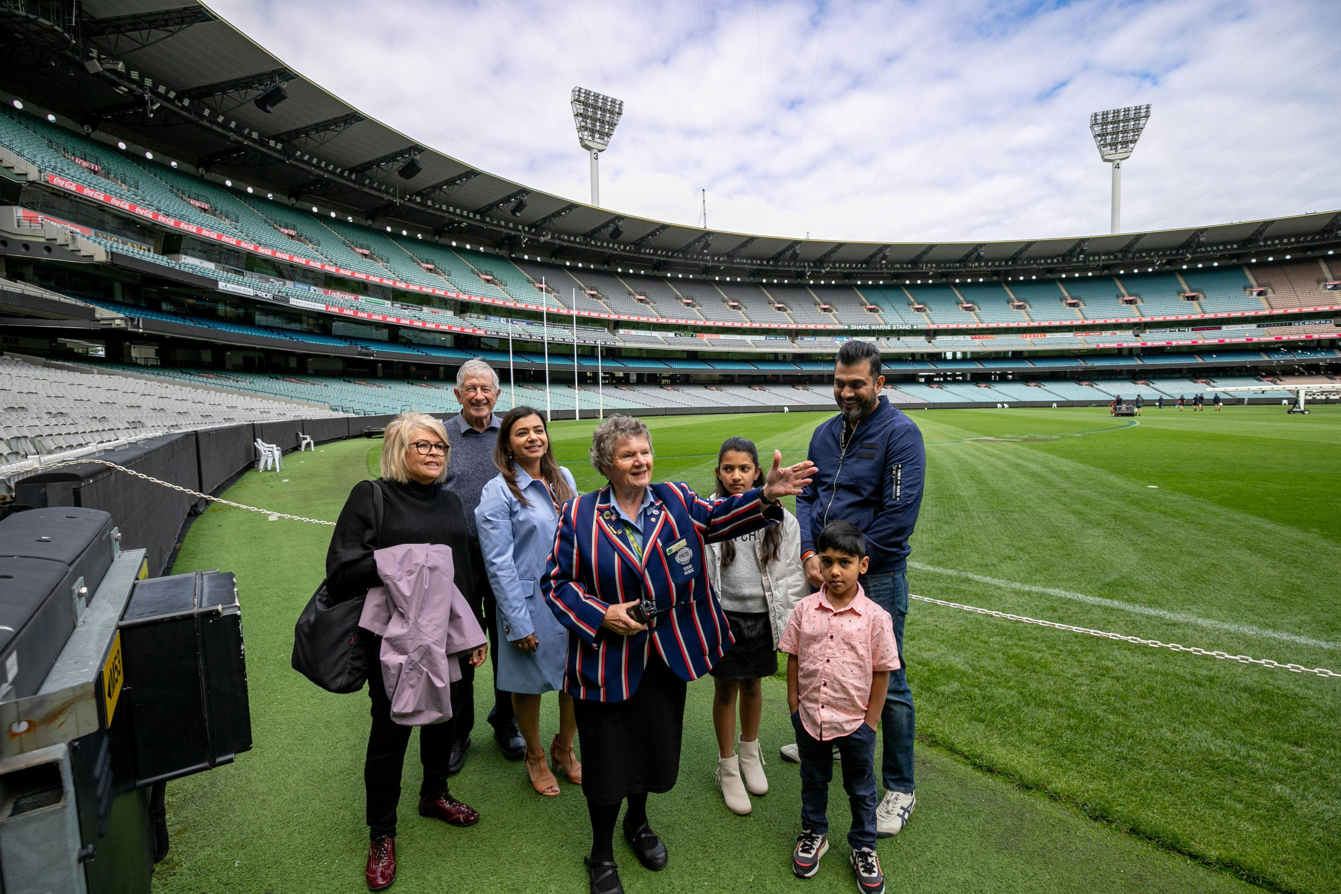 Sideline on an MCG Tour