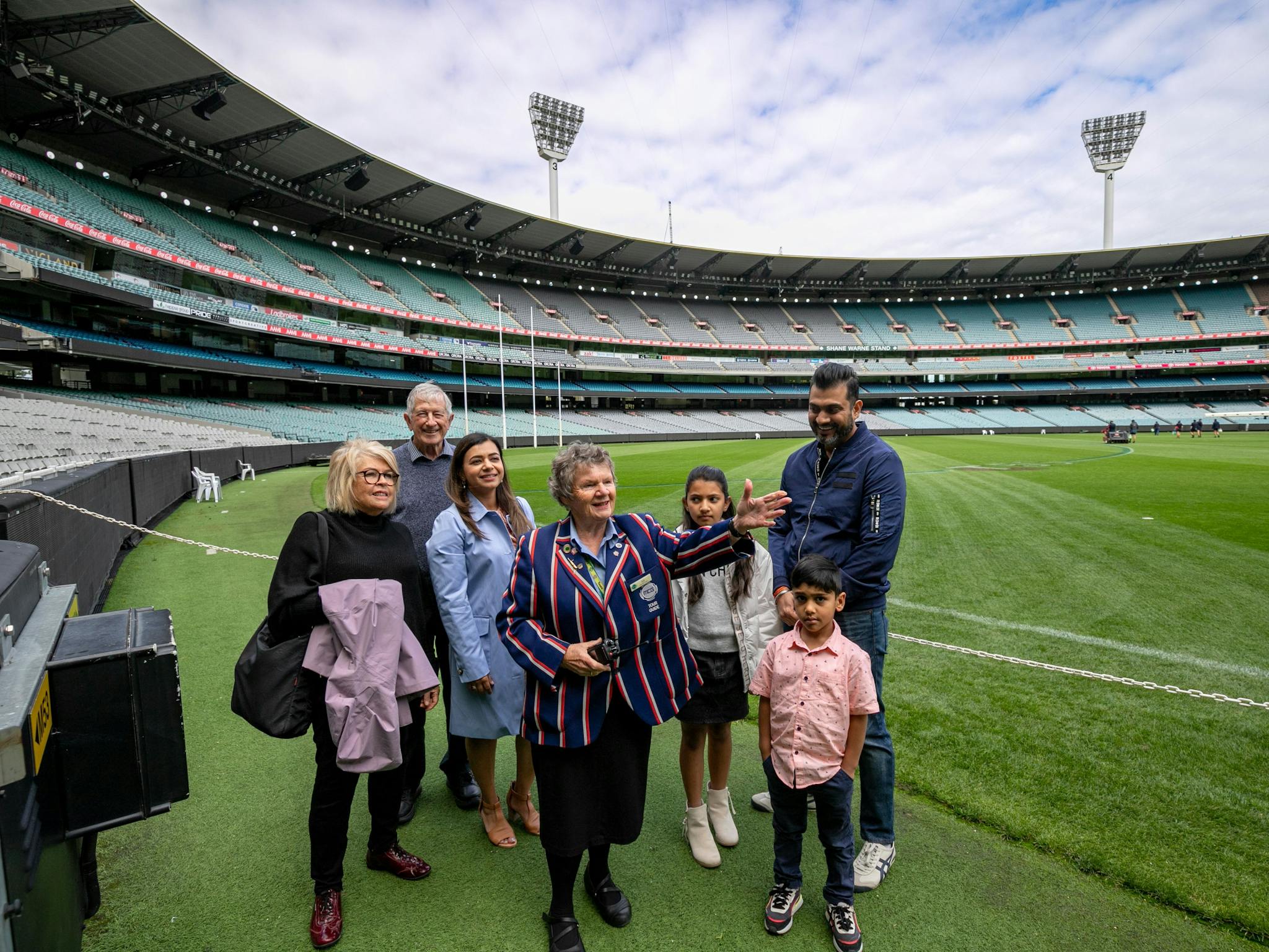 Sideline on an MCG Tour