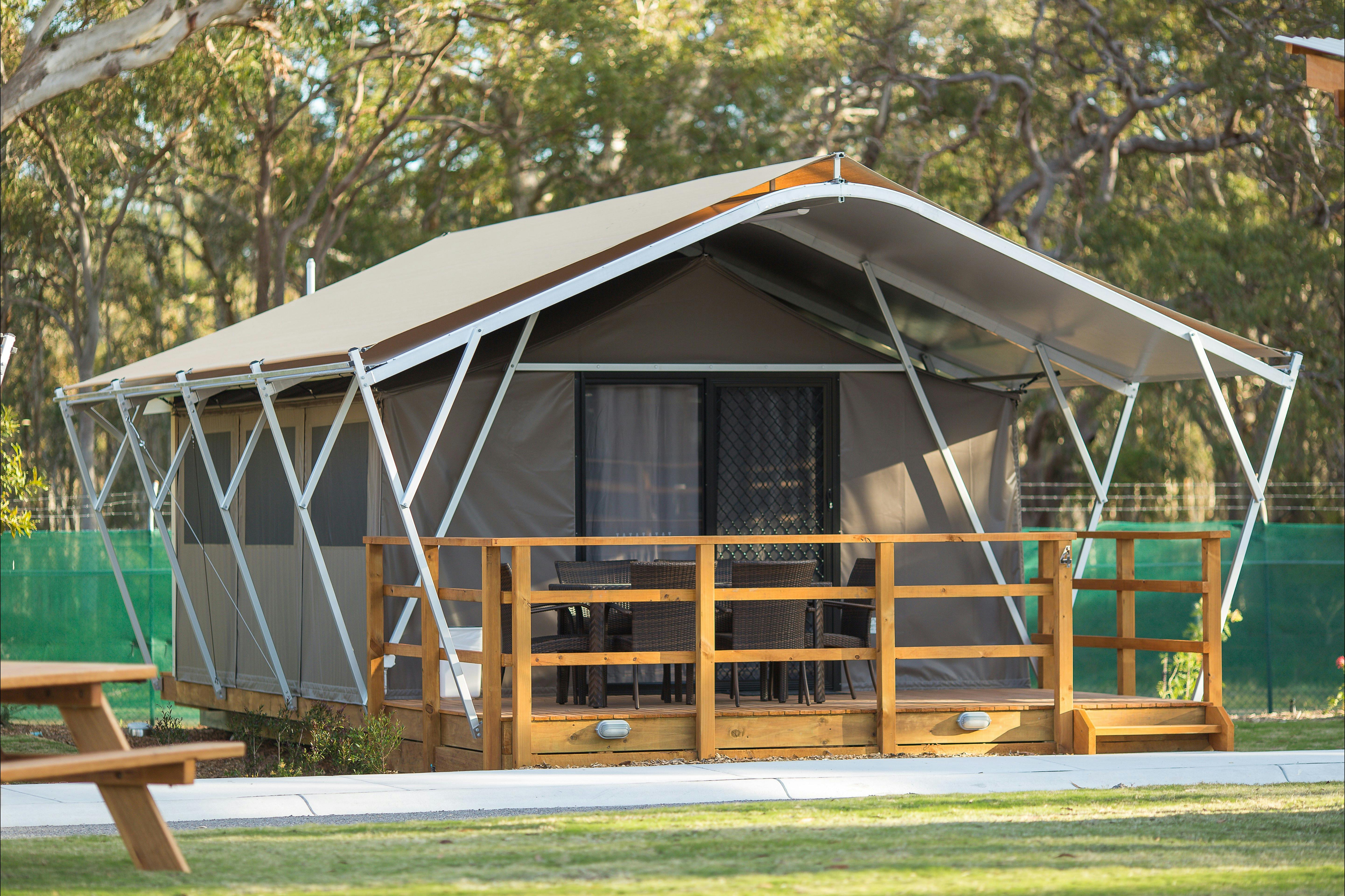 Safari Tent at Shoal Bay Holiday Park - Easy Camping