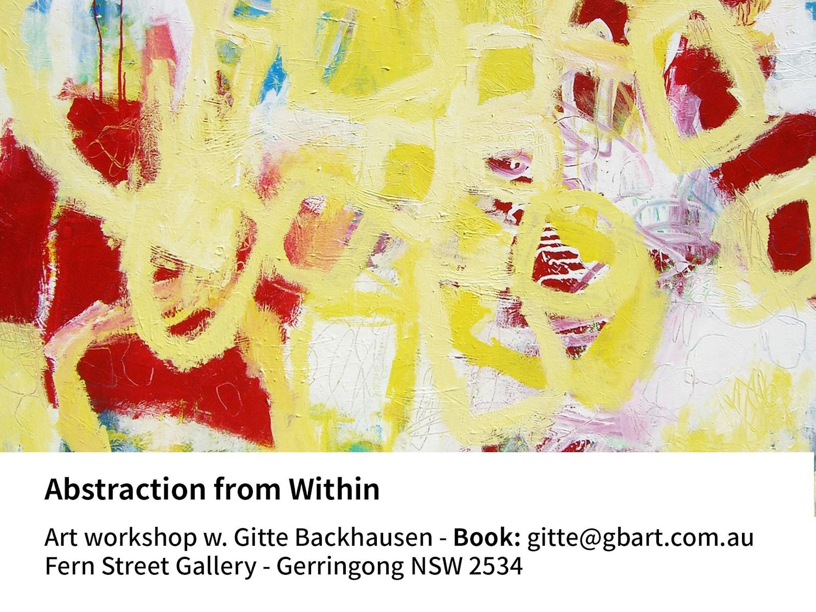 Image for Art Workshop: Abstraction from Within with Gitte Backhausen