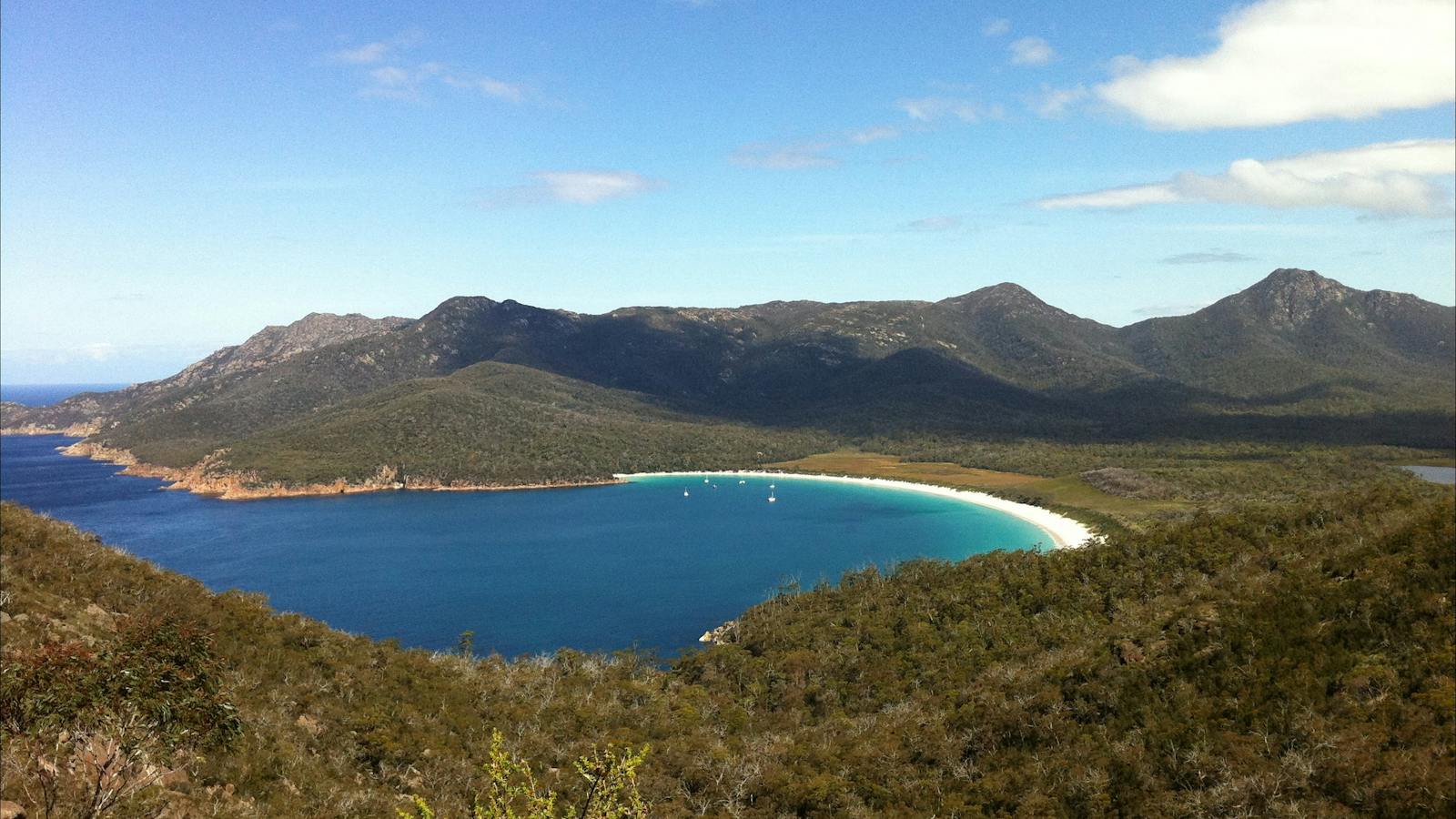 Wineglass Bay in Freycinet National Park